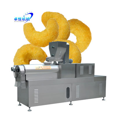 Siemens Motor Rijstmaïsstokjes Puff Snack Extruder Machine voor een gemakkelijke productie