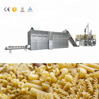 500 kg/h Volledig automatische enkel schroef extruder Spiraaloppervlak Macaroni Pasta Productie Lijn