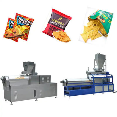 SIMENS Motorsterkte Doritos Bugle Tortilla Chips Extruder Machine voor het maken van snacks
