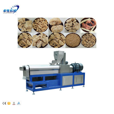 Dubbele schroef extruder Soja stukken Protein bar stokken Productielijn met 35kw Power