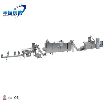 35kw Multifunctionele ontbijtgranen Maïsvlokjes Puff Snack Voedselproductie Extruder