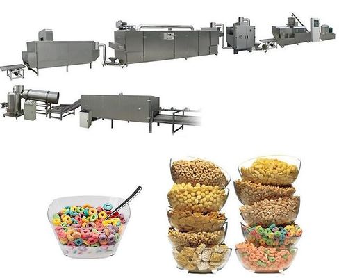 Multifunktioneel extruder Maïsvlokken ontbijtgranen productielijn