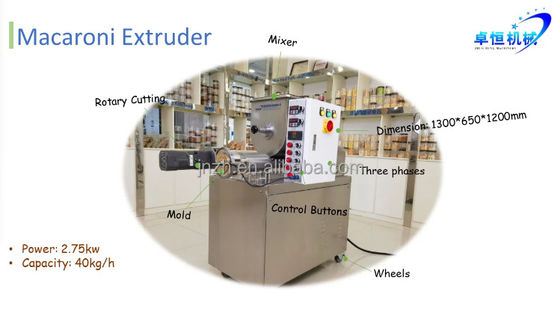40 kg/uur Zhuoheng Automatische Maker Maker Maker met SIMENS motor