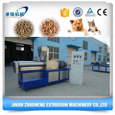 PLC-gecontroleerde twee-schroef-extruder voor de productie van kleine en middelgrote voedingsmiddelen voor huisdieren