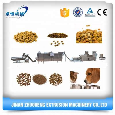 Grote capaciteit Twin Screw Extruder Pet Food Processing Machine voor 220v/380v/50Hz Spanning