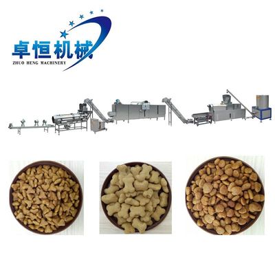 Grote capaciteit Twin Screw Extruder Pet Food Processing Machine voor 220v/380v/50Hz Spanning