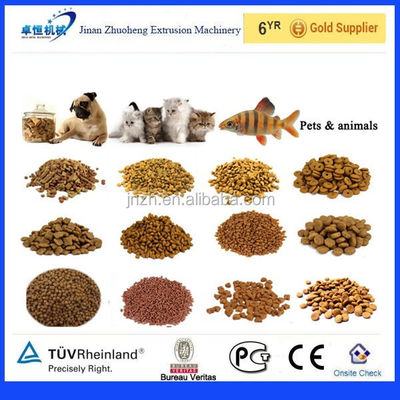 Extrudermachine voor het verwerken van voedsel voor huisdieren van roestvrij staal met Siemens-motor