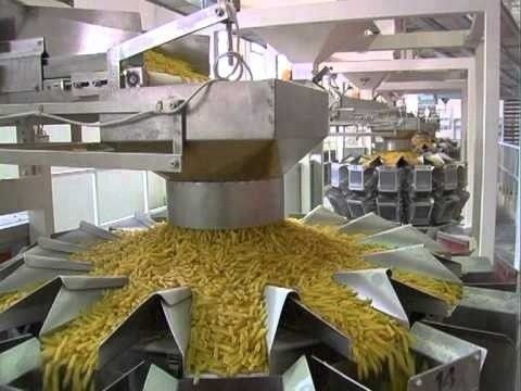 Spiraal Macaroni Links Productie Machine voor Customized Industrial Pasta Productie Lijn