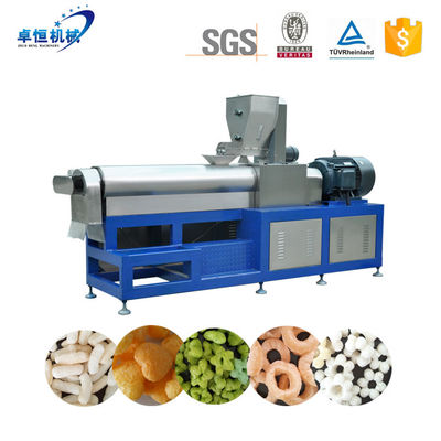 Volledig automatische maïspuff snack extruder productielijn voor aangepaste verwerking