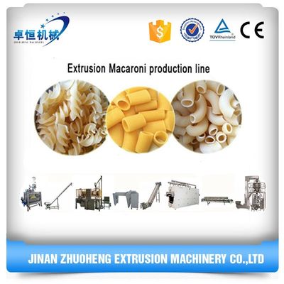 Industriële Macaroni Pasta Productie Lijn met gemakkelijke bediening en aangepaste opties