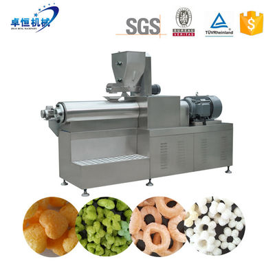 Cheese Ball Complete Productie Lijn Puffed Corn Snacks Machine maken met materialen