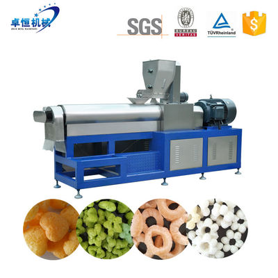 Cheese Ball Complete Productie Lijn Puffed Corn Snacks Machine maken met materialen