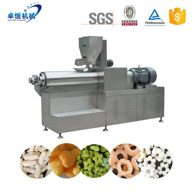 Restaurant Twin Schroef Extruder Millet Rijst Maïs Maïs Tarwe Puffed Snack Maker