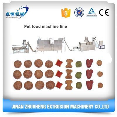 PLC-gecontroleerde dierenvoedselmachine voor hondenvissen kattenvoerproductielijn