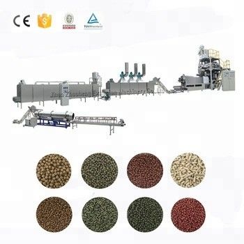 Schroefkerncomponenten Floating Sinking Catfish Trout Fish Feed Making Verwerkingslijn