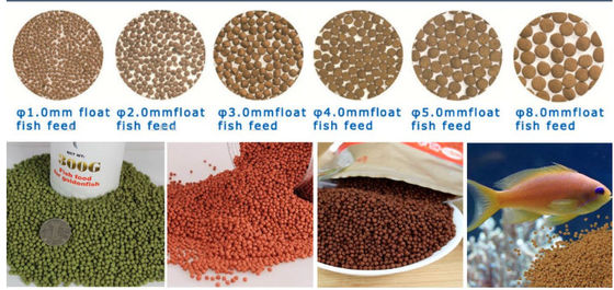 Schroefkerncomponenten Floating Sinking Catfish Trout Fish Feed Making Verwerkingslijn