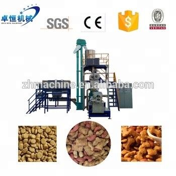 Rustvrij staal restaurant huisdiervoedsel pellet extruder verwerkingsmachine voor de productie