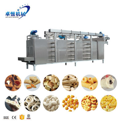 Kern gevulde snack puffed rijst maïs puff extruder snack food making machine voor in 2024