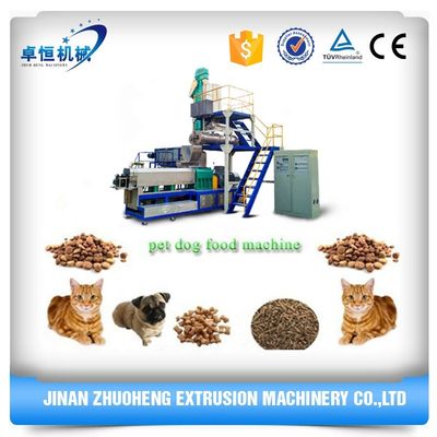 Huisdier snack kat hond voedsel maken machine voor de productie van droge dierlijke vis pellets extruderen