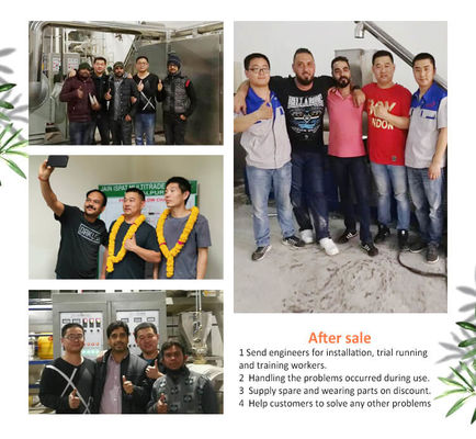 Volledig geautomatiseerde rijstpuffende/maïspuffende extrudermachine voor 500 kg/uur productie