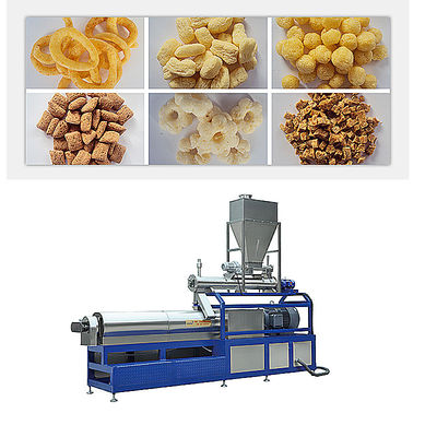 3000 kg capaciteit Kleine automatische maïsmeel snack food extruder voor snack productie