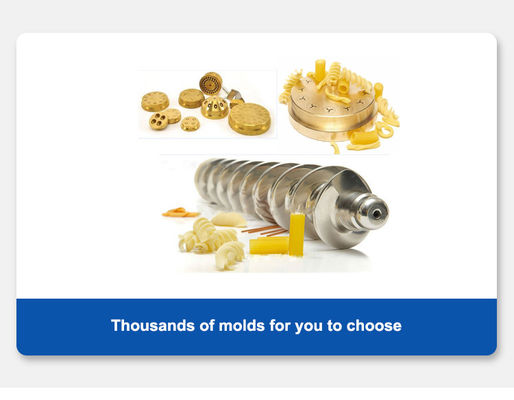Gemakkelijk te bedienen en automatische graan voedsel pasta macaroni maken machine voor de huishoudelijke fabriek