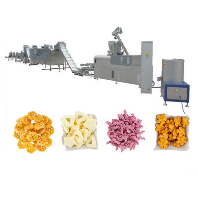 Boerderijen Productielijn voor maïs-extruderingsmachines op maat voor het puffen van vrije tijd snacks