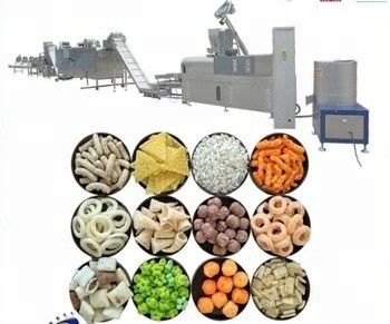 Volledig automatische gepofte rijst Maïs Puff Snack Voedsel maken Verwerking Productie machine Lijn