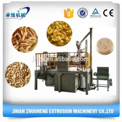 nauwkeurigheid Multifunctionele enkel schroef extruder Macaroni pasta maken machine voor industriële