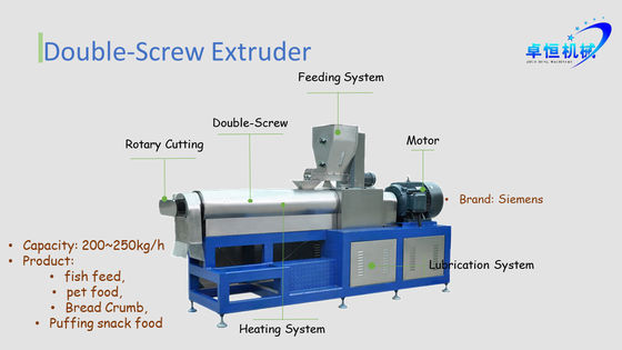 Roestvrij staal 201 304 3000 KG Automatische puffing snacks maken machine