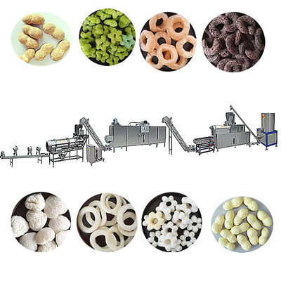 3000 KG Industriële Crispy Puffed Corn Chips Snacks Maker voor voedselfabriek