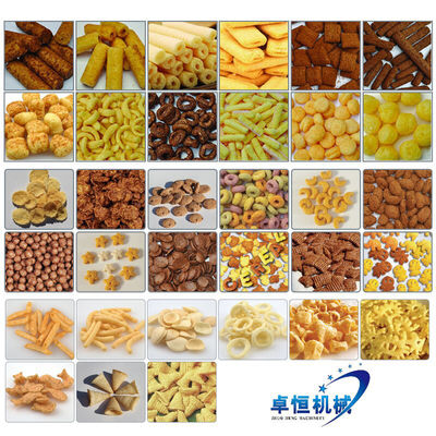 Automatische snelheid puffing snacks maken machine conditie roestvrij staal 201 304 materiaal