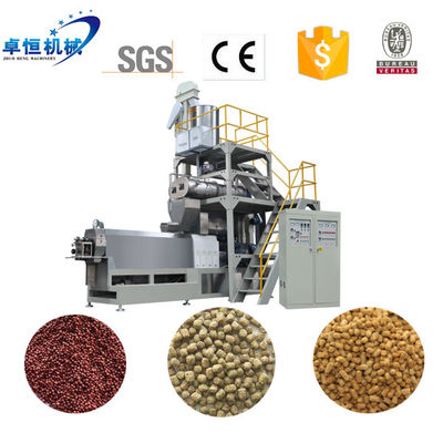 2 ton per uur Floating Fish Feed Production Line Pellet Extruder Machine voor 5000 KG
