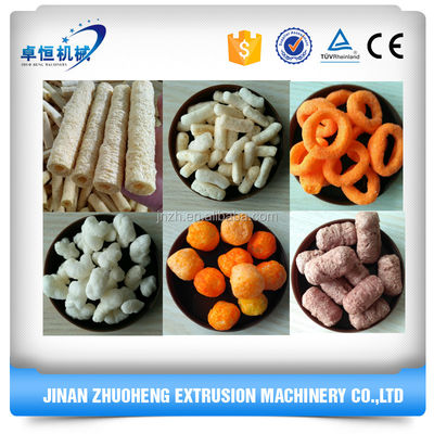 Maïspoeder Extrusie Funyuns uien smaak ringen Snacks Machine voor snack extrusie