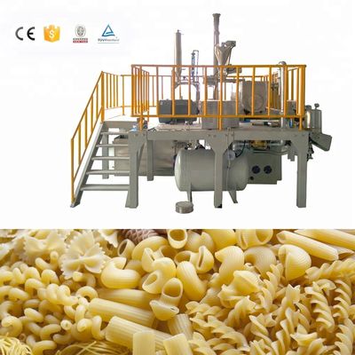 Gepersonaliseerde ontwerp enkel schroef extruder Macaroni pasta productielijn voor de productie