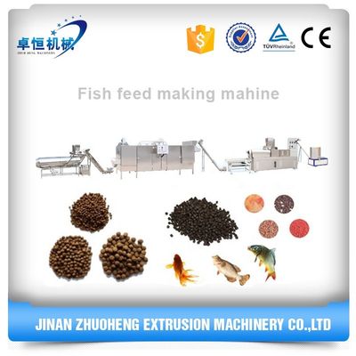 Siemens Motor Twin Screw Floating Fish Feed Extruder Machine Machinery Manufacturing