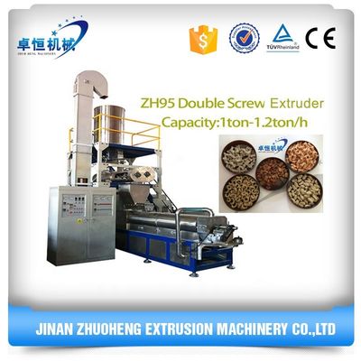 220v/380v/50Hz Twin Screw Extruder Droog Huisdiervoedsel Productie Plant Verwerking Extrusie Lijn