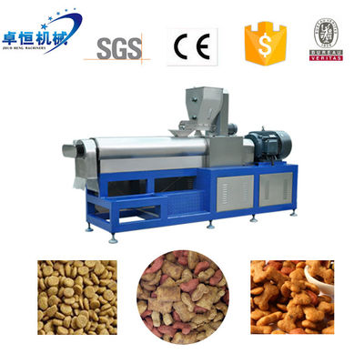 Automatische PLC-gecontroleerde volledige productielijn voor droog honden- en huisdierenvoerverwerkingsmachine