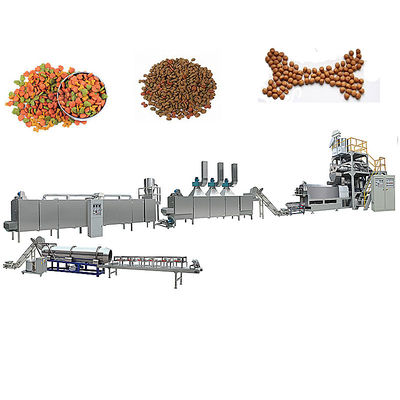 Automatische extruder van roestvrij staal voor het produceren van droog hondenvoer