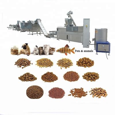 5000 kg Tilapia visvoer pellet maken machine voor huisdieren katten hondenvoer productie