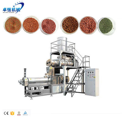 Yuzen Balik Yemi Pelet Makinesi Floating Fish Feed Pellet Machine met ABB-omvormer