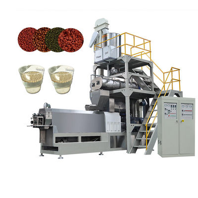 5 ton/uur Twin Screw Fish Feed Extruder Productielijn voor vishouderij
