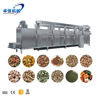 5 ton/uur Twin Screw Fish Feed Extruder Productielijn voor vishouderij