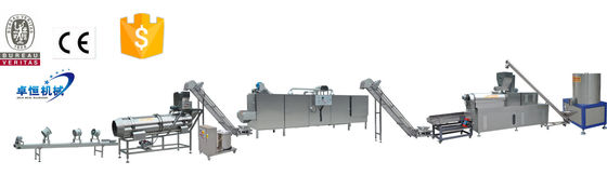 Kleine uitrusting voor het extruderen van pellets voor het voeden van honden met een droog stamboom met delta-omvormertechnologie