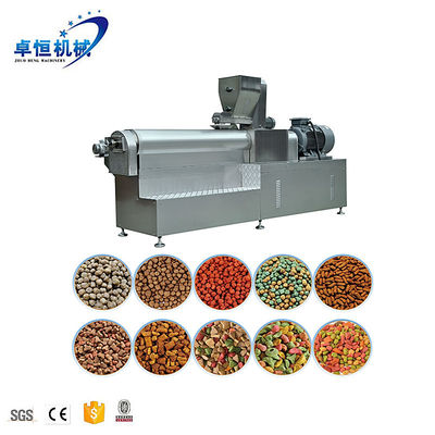 Dubbele schroeven Extruder Honden Voedselverwerkingslijn Machines maken Lijn voor 23 * 3 * 3m Grootte
