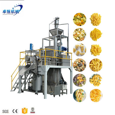 80-300kg/h Capaciteit Volledig automatische pasta macaroni productielijn 21kw 37kw 45kw