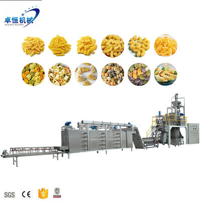 80-300kg/h Capaciteit Volledig automatische pasta macaroni productielijn 21kw 37kw 45kw